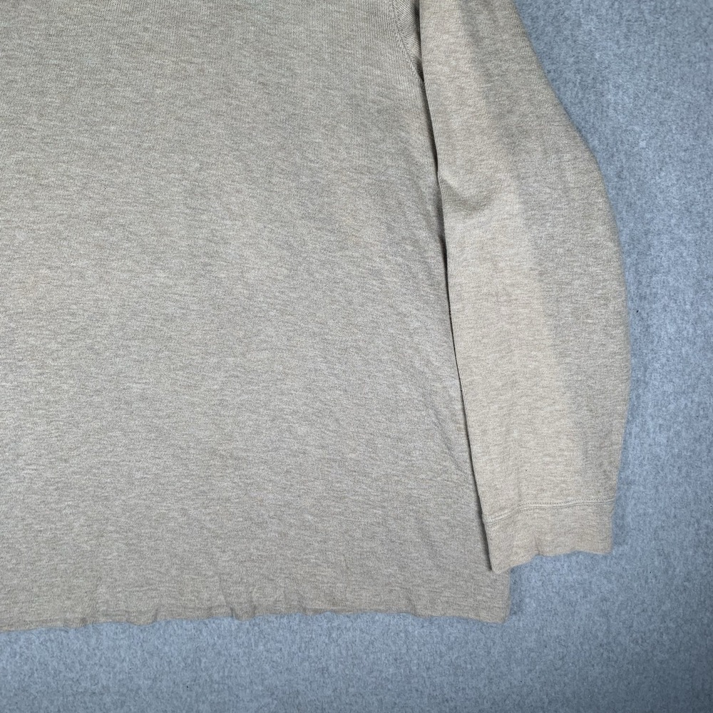 Polo Ralph Lauren Quarter Zip Sweater Mens 2XL Beige Estate Rib Knit Pullover - Picture 5 of 16